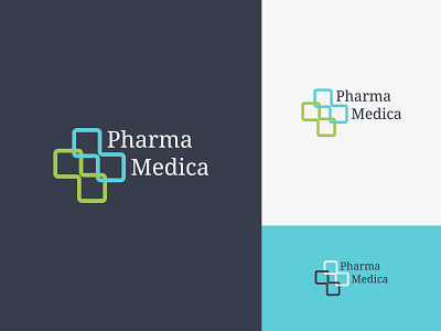 Pharma Medica | Pharmaceutical company brand branding design logo medicine