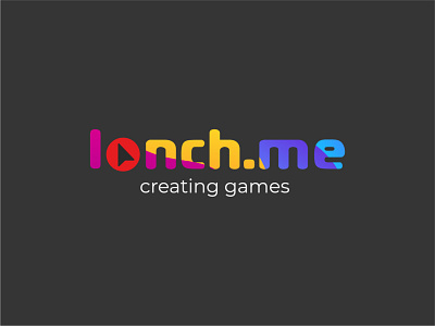 Lonch.me | Creating games brand branding design digital logo games identity logo