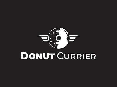 Donuts Logo - Donut Currier brand design branding clean clean design creative design creative logo design illustrator logo logo design logodesign minimal minimalist logo modern modern logo simple logo unique logo vector