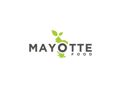 Mayotte food logo flat logo logo design minimalist logo vector