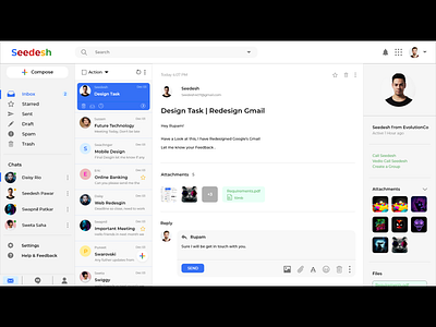 Redesigned Gmail