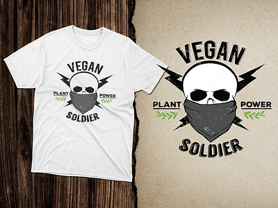 Vegan t-shirt design