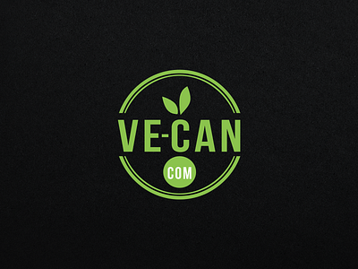 Logo for an e-commerce store design ecommerce flat logo vegan