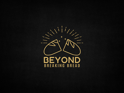 Beyond Breaking Bread branding design flat logo minimalist tshirt design