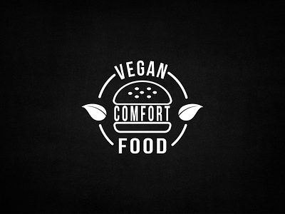 Vegan food logo branding design flat logo minimalist vegan