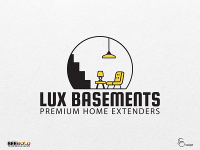 Logo for a premium basement outfitting company