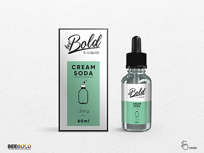 Minimalist Vape E-liquid branding | Box and bottle