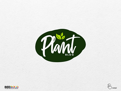 Vegan logo | Premade for Etsy branding design etsy etsy shop logo minimalist plant vegan