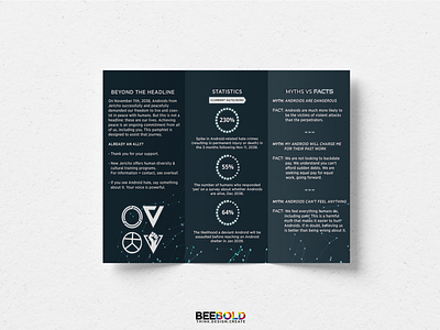 Android Concept Brochure branding brochure design detroit futuristic vector