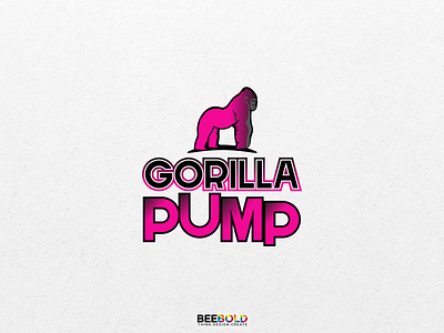 Fitness brand logo | Gym Pre-workout fitness logo gorilla logo gradient logo gym illustration logo supplement label design supplement logo vector