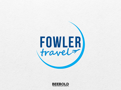 Logo design for Fowler Travel - an independent travel agency cape town design fowler travel logo minimalist south africa travel travel agency