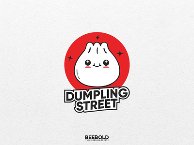 Concept logo design for an Asian inspired dumpling restaurant. asian restaurant logo design dumpling logo kawaii logo