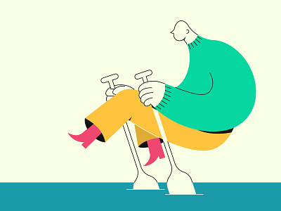 keep on rowing! art design flat graphic design illustration illustrator minimal spot illustration vector web