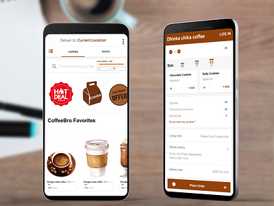 CoffeeBro Application- UX/UI Design