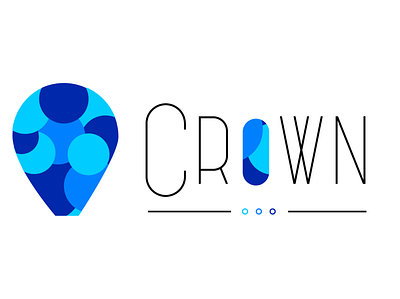 Crown - Hot Air Balloon Logo adobe xd branding dailylogochallenge icon illustration ui vector xd design