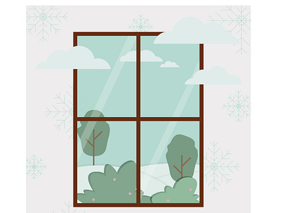 Windows flatdesign illustration