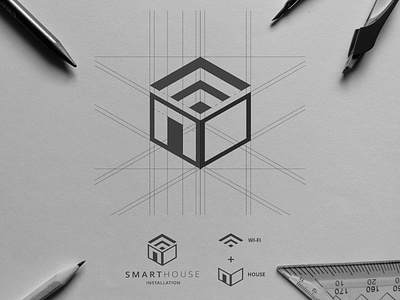 Logo design smarthouse branding designer logo logo design logotype smart home smarthome