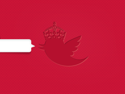 London Agency Twitter bird crown customised twitter