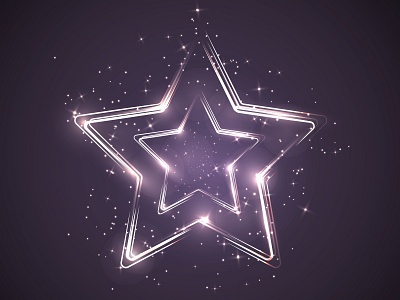 Star shine shimmer with stars sparkles glowing