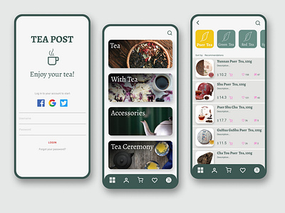 Tea Post - Shopping App