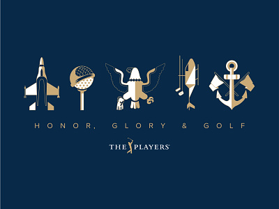 The Players Championship - Honor, Glory, Golf T-Shirt Graphic 2