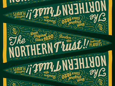 The Northern Trust College Flag Graphic