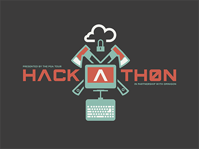 b. PGA TOUR Hack-A-Thon axe code computers cyber golf hack hackathon lock