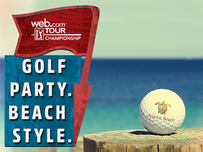 Web.com Tour Championship beach championship florida golf party sign sports web.com