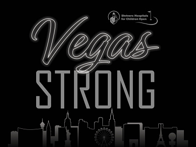 Vegas Strong for Shriners Open golf las vegas neon nevada sports vegas vegas strong