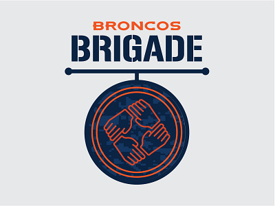 Broncos Brigade Logo Concept 2 appriciation armed forces brigade broncos camo denver logo military sports