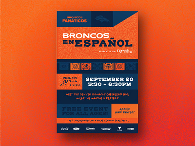 Broncos En Español Campaign broncos cammunity campaign co culture denver denver broncos design español fanaticos football latin america nfl spanish sports