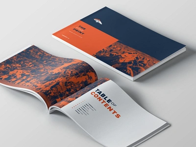 The Fine Print | Denver Broncos Brand Guide book brand brand identity denver denver broncos guide nfl sports