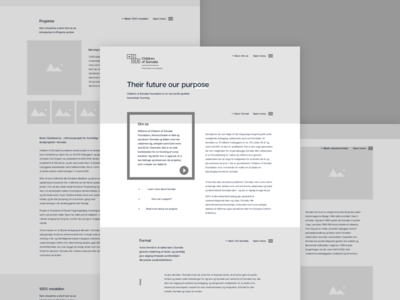 Everything starts with the wireframe ☐◻︎▫︎