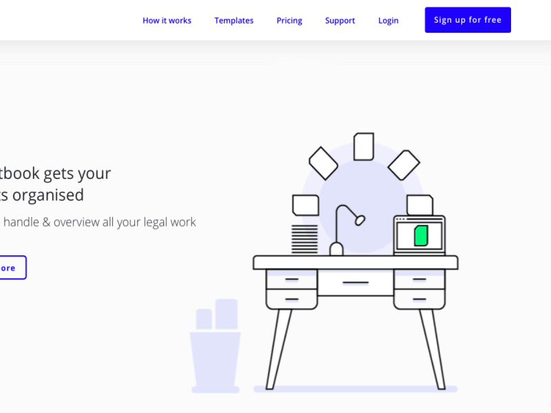 Illustration Animation ⃝ animation contractbook illustration interface landing ui