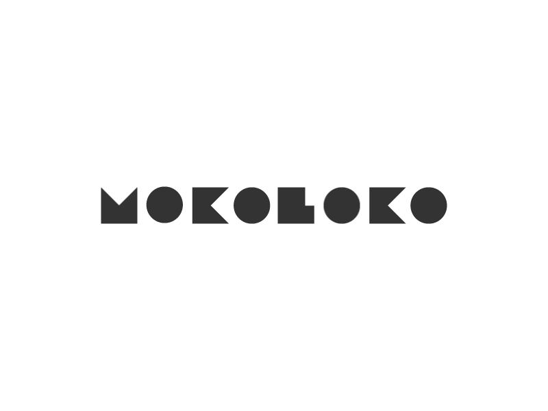 Logo for Event agency – Mokoloko agency black branding event logo logotype minimal mokoloko white