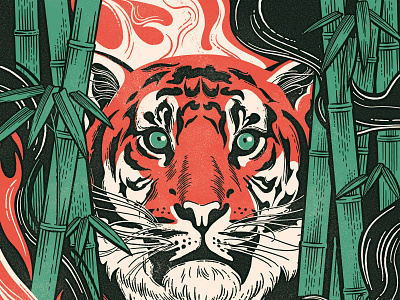 Tiger Tiger design digital art illustration vector