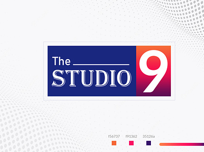 Studio 9 Logo brand identity branding graphic design logo