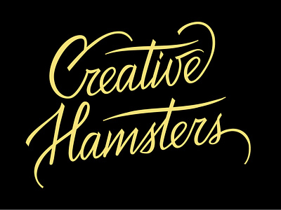 Creative Hamsters Handlettering logo