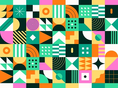 Colorful geometric graphic design abstract art basic colorful creative design geometric geometry graphic illustration leo alexandre minimal minimalist modern mosaic neo pattern shapes trendy vector