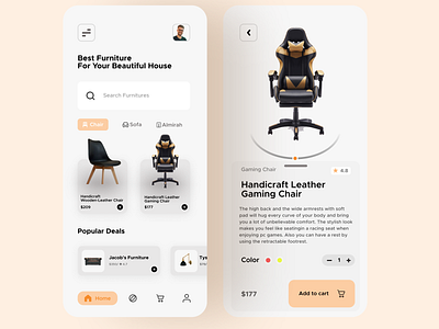 Furniture Application UI