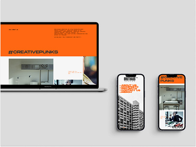 BRUTHAUS Creative - Design Exploration brutalism brutalist design homepage minimal modern ui website