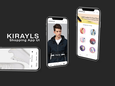 Shopping App UI app app design branding designs flat illustration logo simplicity ui ui design ux