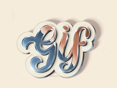 Lettering GIF Animation