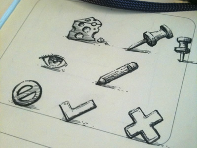 Sketchy icons illustration icons sketch