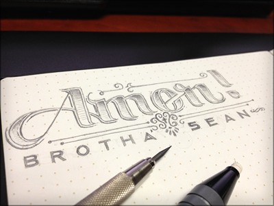Toodles 17: Amen illustration icons sketch hand drawn toodles rebound amen