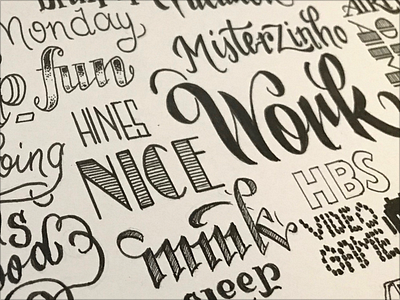 Anniversary Lettering