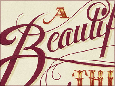A beauti hand drawn lettering phraseology