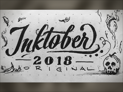 Poisonous - Oct1 '18 hand drawn illustration inked inktober inktober2018 lettering sketch
