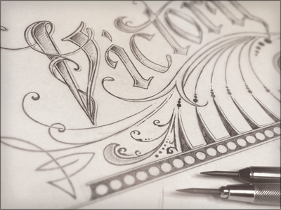 Victory and stuff hand drawn lettering pencils texas