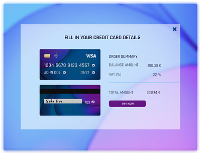 Web application credit card checkout page #dailyUI checkout form creditcard dailyui ui ux web application